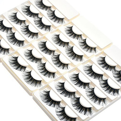 

Wleec Beauty Dramatic Eyelashes Set Long Strip Lashes Handmade False Eyelash Pack 27 L(Pack of 15)