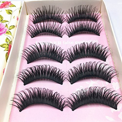 

Pixnor Natural Soft False Eyelashes Super Thick Long Lashes 5 Pairs(Pack of 1)