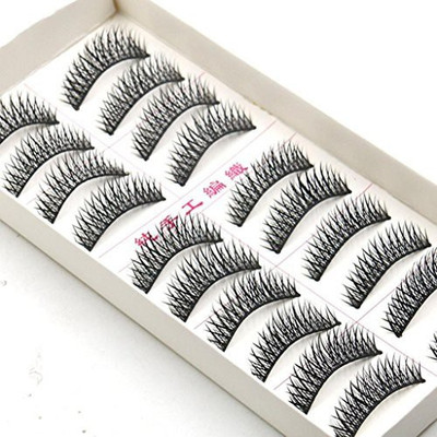

Paymenow 10 Pairs Thick Long Crisscross Natural Party False Eyelashes Fake Eye Lashes Makeup(Pack of 1)