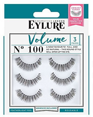 

Eylure Volume Eyelash Multi Pack 100 3 Count(Pack of 3)