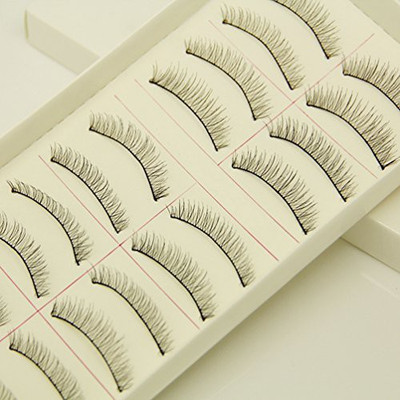 

Ewandastore 10 Pairs False Eyelashes Natural Naked Makeup Short Handmade Eye Lashes(Pack of 1)