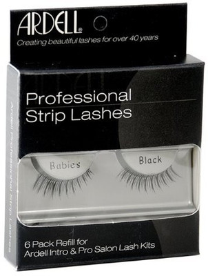 

Ardell False Eyelashes 6 Pack Invisibands Babies Black Strip Lashes(Pack of 1)