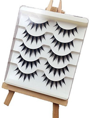 

Okdeals 5 Pairs Set Fashion Women Japanese Style Makeup False Eyelashes Long Thick Eye Lash Extension Beauty Tools(Pack of 1)