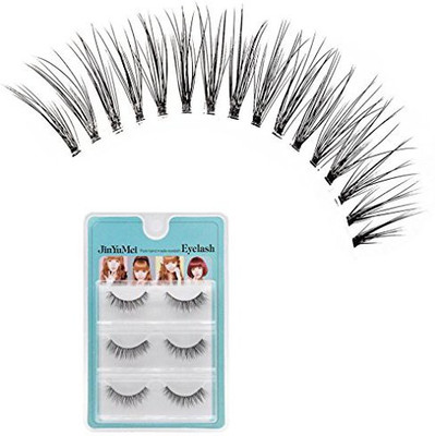 

Lisin False Eyelashes Make Up 3D Three Dimensional New Supernatural Realistic Cross(Pack of 1)