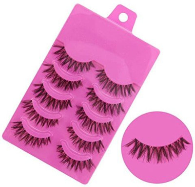 

Pulisontm New 5 Pair Lot Thick Crisscross Long False Eyelashes Fake Eye Lashes Voluminous Makeup(Pack of 1)
