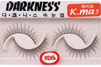 

Darkness False Eyelashes K Ma 3(Pack of 1)