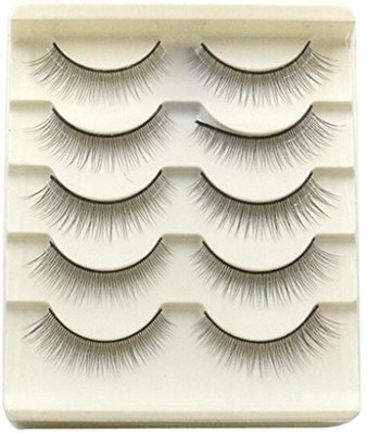 

Lisin Quality False Eyelashes Make Up 5 Pair Handmade Natural Comfortable Reusable(Pack of 1)