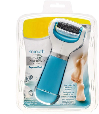 

Unyks Pedicure Velvet Smooth Express Pedi Electronic Foot Filer Tool with DIAMOND CRYSTAL - Callus(Callous) Remover Tool (Dead skin remover)