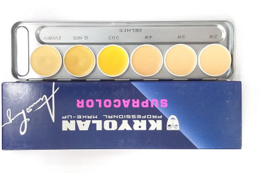 

Kryolan Supracolor Foundation Palette 6 Color ( Delhi 5 ) Foundation(Delhi 5)