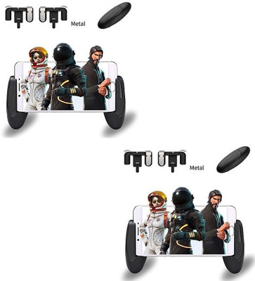

FKU Set Of 2 Pubg Sensitive Shoot/aim Buttons L1 R1 Trigger With Portable Extended Grip Handle Mobile Game Controller Gamepad Gaming Accessory Kit(Black, For PS)