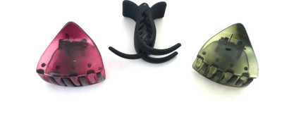 

Fashionable KOREAN 2 HAIR CLUTHER AND 1 BUTTERFLY Hair Claw(Multicolor)