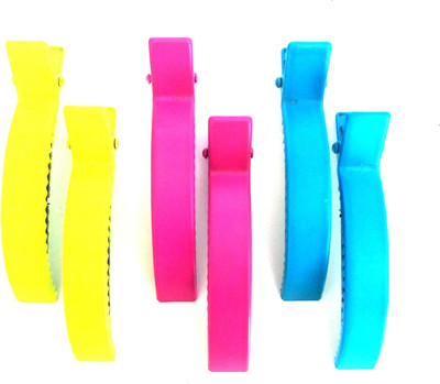 

Fashionable 3 PAIR OF COLORFULL Hair Claw(Multicolor)