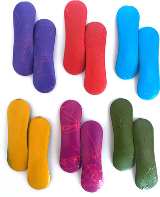 

Fashionable 6 PAIR OF COLORFULL Tic Tac Clip(Multicolor)