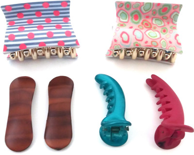 

Fashionable GORGEOUS KOREAN CLUTCHER Hair Claw, Banana Clip, Tic Tac Clip(Multicolor)
