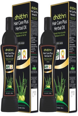 

Dhathri Hair Care Plus Oil Pack of 2 - 200 ml each Hair Oil(400 ml)