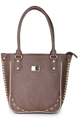 

Glasy Hand-held Bag(Brown)