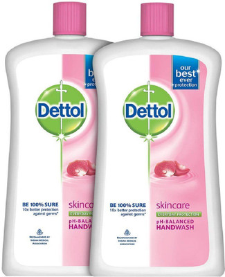 

dettol Liquid Soap Jar - Skincare (900 ml)(900 ml, Bottle, Pack of 2)