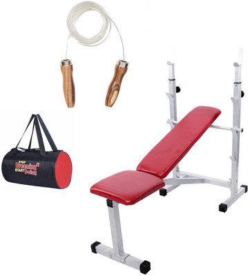 

Lifeline Multi Bench 307 Bonus With Skipping Rope 951 and Gym Bag Home Gym Combo(100 - 120 kg)