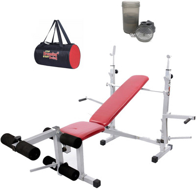 

Lifeline Multi Bench 309 | Bundles With Gym Bag and Shaker Bottle Home Gym Combo(100 - 120 kg)