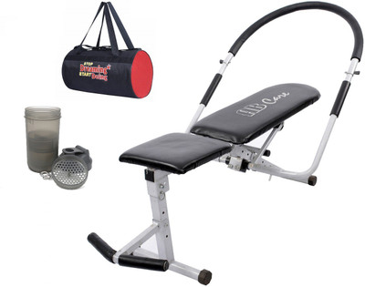 

Lifeline Ab Care Bench 111 Bonus With Gym Bag and Shaker Bottle Home Gym Combo(100 - 120 kg)