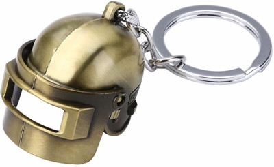 eShop24x7 PUBG Helmet Hot Game Playerunknown's Battlegrounds Fortnite Metal Key Ring Keychain Key Chain