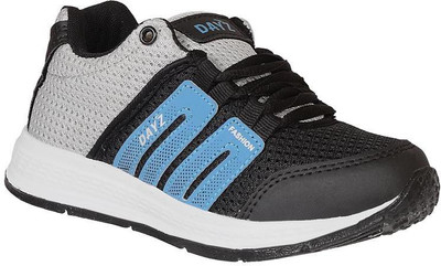

Dayz Boys Lace Walking Shoes(Black, Black;firozi