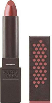 Burt's Bees Burts Bees 100% Natural Glossy Lipstick, Nude Rain, 1 Tube, 3.4G(Brown)