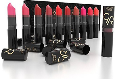 

Golden Rose Gr Cosmetics Lipstick Set Of 10 In Gift Box, Long Wearing Creamy & Nourishing, A Perfect For Women, 1(Multicolor)