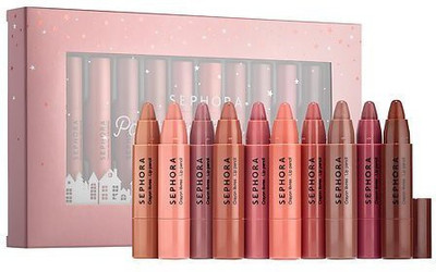 

Sephora Sephora Collection Paint The Town Nude Lip Pencil Set 10 Colors Limited Edition(Multicolor)