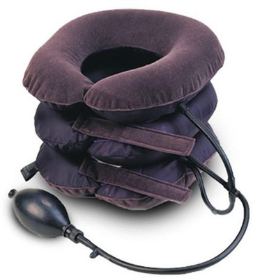 

Triangle Ant Tractor For Cervical Spine Portable Neck Three Layers Excerciser Neck Support (, Brown