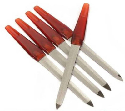 

BEAUTYFASHIONON 5Pcs Metal Double Sided Nail File