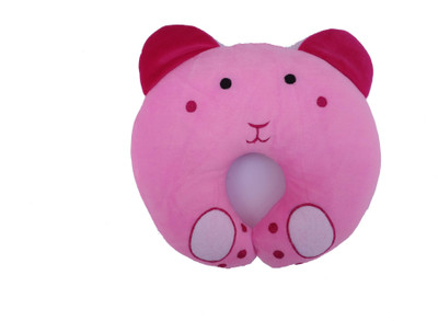 

EasyShop Panda _Cartoon Neck Support Neck Pillow(Pink, Multicolor)