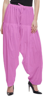 Skandas Trendz Cotton Blend Solid Patiala