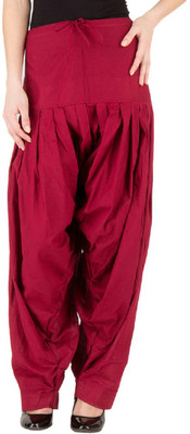 Skandas Trendz Cotton Blend Solid Patiala