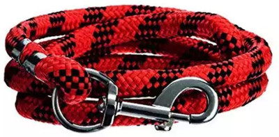 

Prince products Rope Red 15MM Dog Collar & Leash(, Red, Black, Black;red