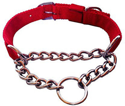 prince products Red Chock Chain Dog Collar & Chain(, Red
