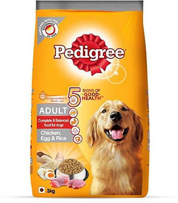 

Pedigree Adult Chicken, Egg, Rice 3 kg Dry Dog Food