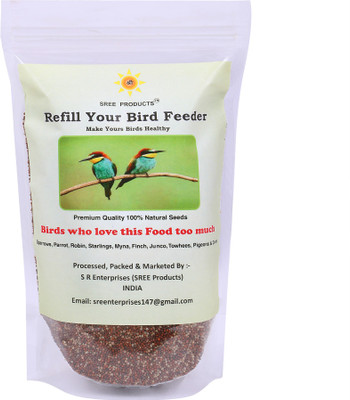 

SREE PRODUCT Organic Natural Fresh Finger Millet (Ragi) High energy food 400 g Dry Bird Food