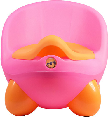 

Ole Baby Adaptable Portable Chair Durable Western Style WC Toilet For Baby/Kids Anti Skid Material with Removable box Potty Box Potty Box(Pink)