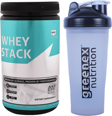 

GXN Whey Stack 1lb Milk Masala+Shaker Free Whey Protein(500 g, Milk Masala)