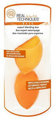 

Real Techniques Expert Blending Duo Two Makeup Tools To Apply And Blend Face Smooth Application Tool Latex Free Sponge Blender