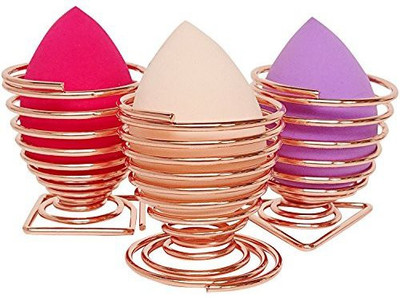 

Axe Sickle Beauty Sponge Blender Holder 3Pcs Makeup Powder Puff Drying Rack Egg