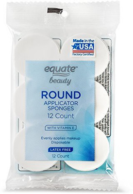 

Equate Beauty Round Makeup Applicator Sponges With Vitamin E 12 Count Evenly Applies Latexfree Disposable Professional Grade Cosmetic Applicators