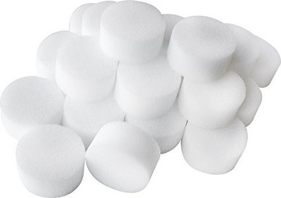 

Smiffys Adult Unisex Foam Make Up Sponges White Pack Of 25 One Size 23945
