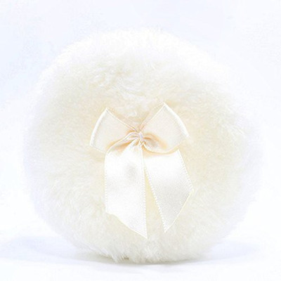 

Fashionwu Women Toddlers Baby Loose Talcum Powder Puff Makeup Cosmetic Soft Plush Sponges With Bowknot Trim