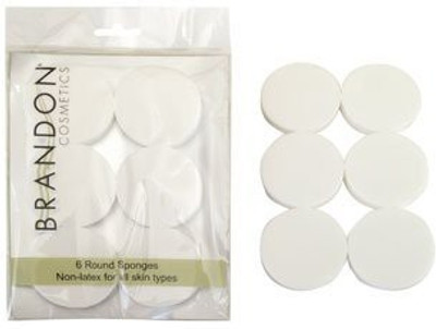 

Brandon Round Make Up Sponge 6 Bag