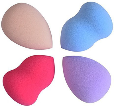 

Sankuwen 4Pcs Flawless Makeup Blender Foundation Puff Multi Shape Sponges
