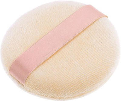 

Uxcell Women Facial Cosmetic Tool Round Light Pink Sponge Powder Puff