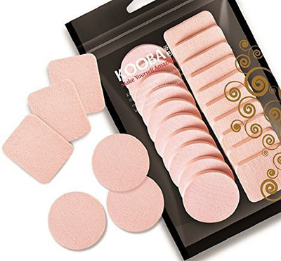 

Kooba 20 Pcs Makeup Powder Spongs Latex Free Disposable Beauty Blender Foam Cosmetic Applicator
