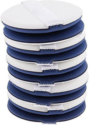 Sunnimix 10Pcs Large Fluffy Puffs For Body Powder Washable Face Blending Sponge Puff Round Foundation Makeup Beauty Cosmetic Tools Solid